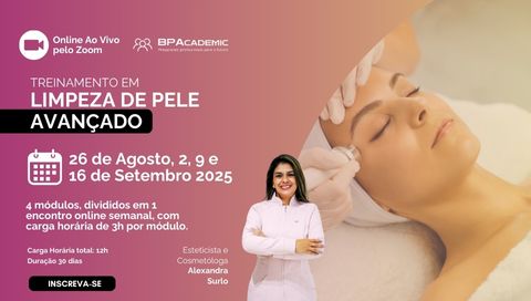 Treinamento em Limpeza de Pele Avançado